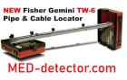 Fisher Gemini TW-6 Pipe and Cable Locator gold metal detector